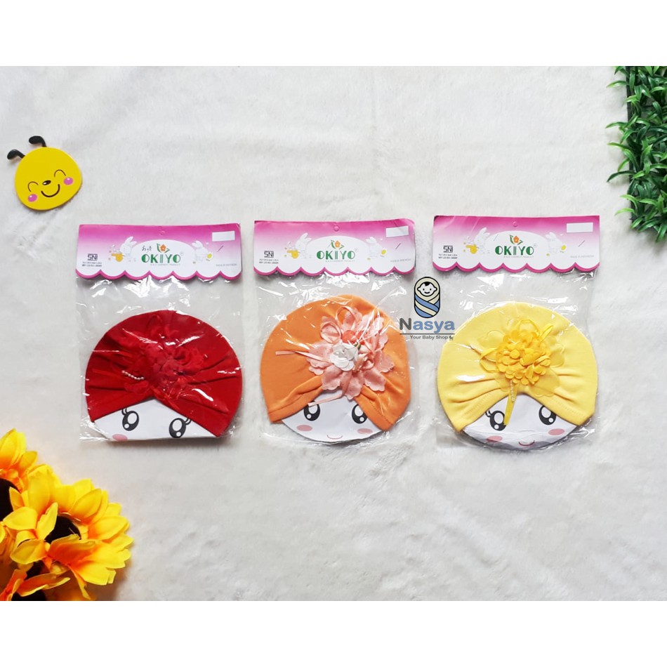 [B-076] Turban Bayi OKIYO / turban bayi polos