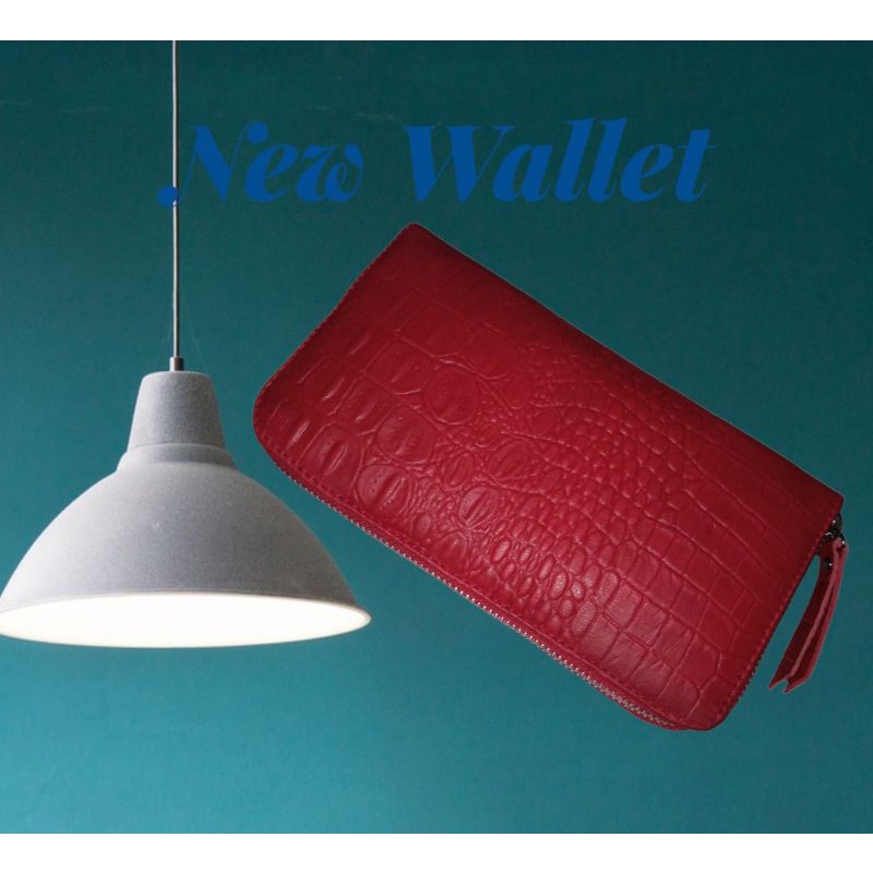Dompet Wanita Crocodile || bahan kulit sapi