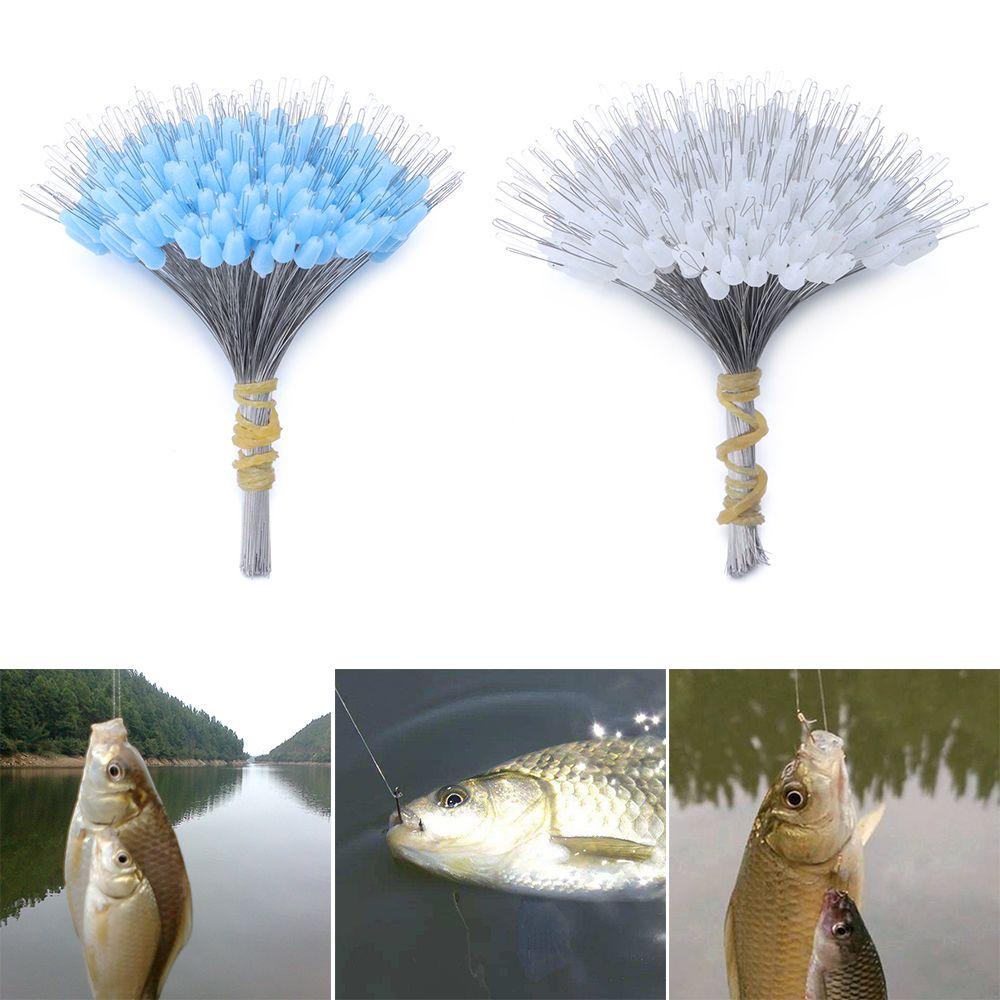 Chookyy Pelampung Memancing Bobber Resistance Konektor Stopper Kacang Biru Anti-Bungkus Untuk 300pcs /pack