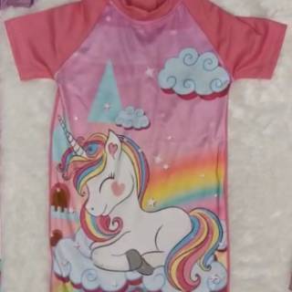  Baju  Renang Anak  Perempuan Swimsuit Anak  Cewek Unicorn  