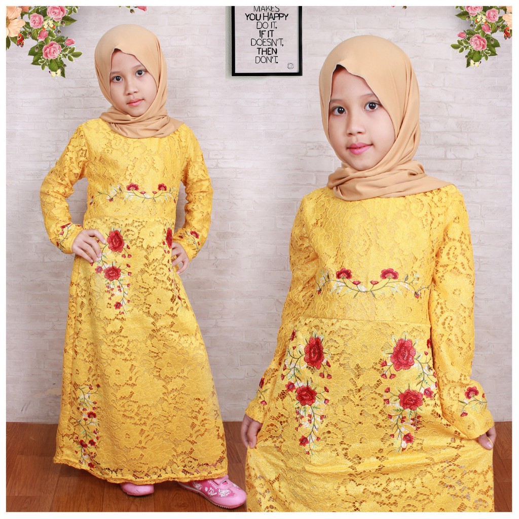 HOPYLOVY SALE - GAMIS ANAK BRUKAT NAOMI KIDS