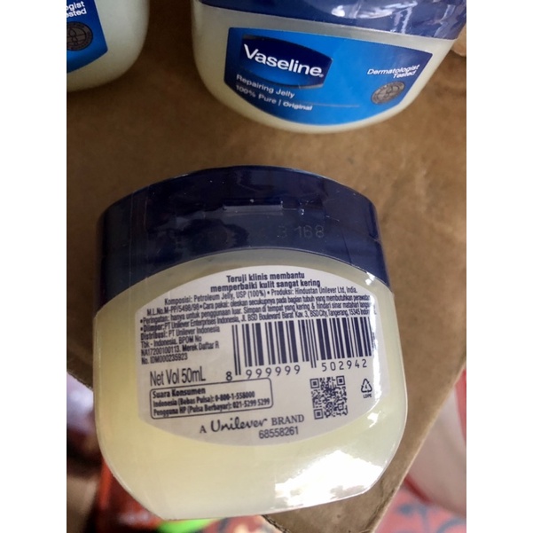 VASELINE Repairing Jelly 50 Gr