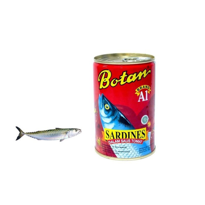 

Botan Sardine Premium Kecil 155 Gr