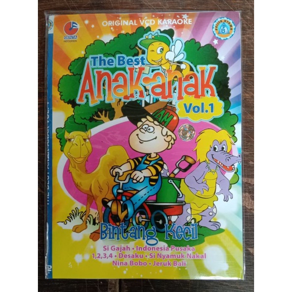 Kaset Vcd Original lagu the best anak-anak