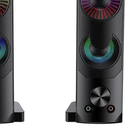 ❃ ROBOT RS300 SPEAKER SOUNDBAR MULTIMEDIA WITH RGB LED SPEAKER PC GAMING ☀