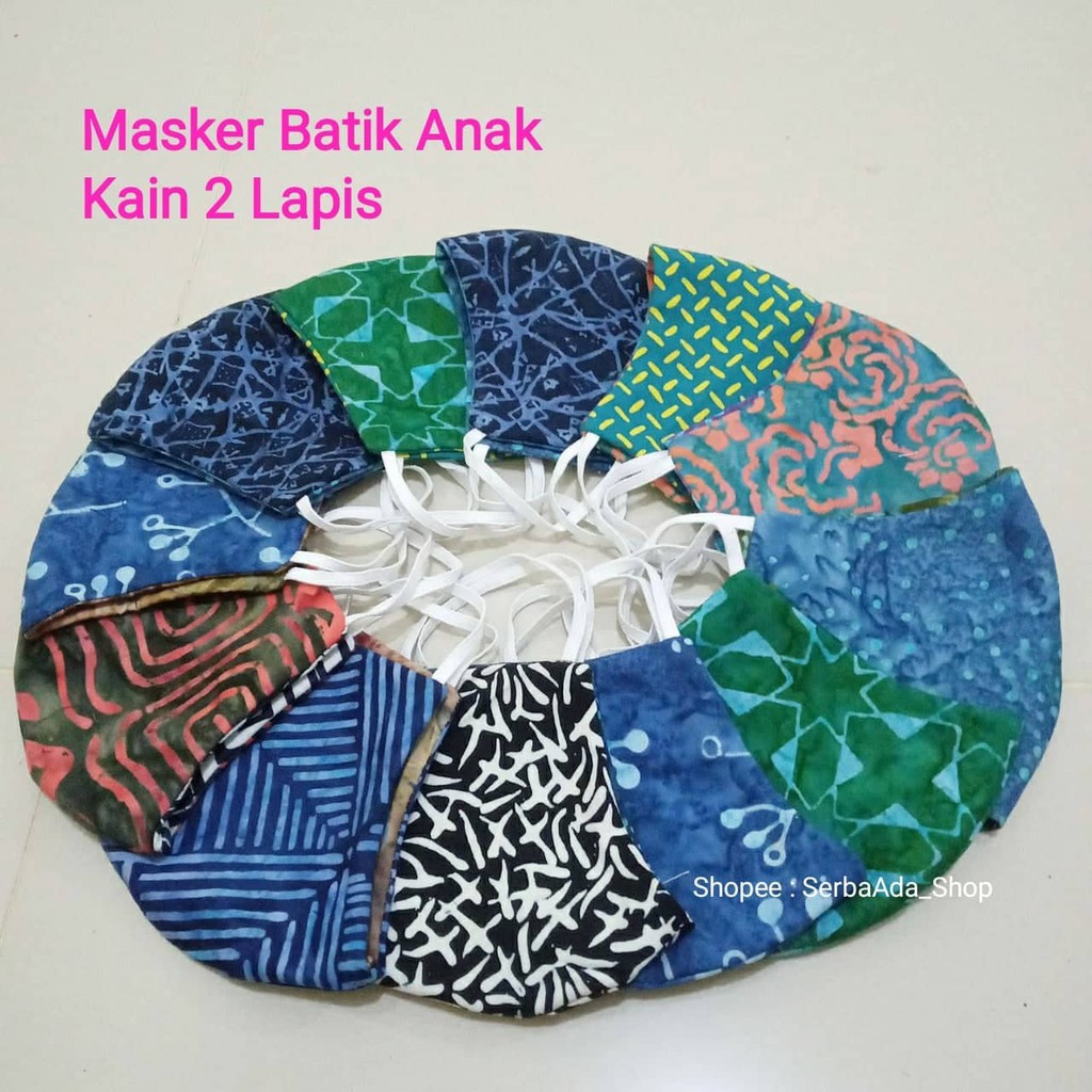 Masker Anak Kain 2 Lapis Nyaman