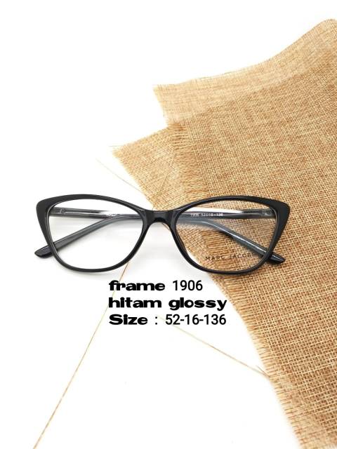 Frame Kacamata Wanita, Kacamata Cat Eye 1906, Kacamata Anti Radiasi, Kacamata Minus