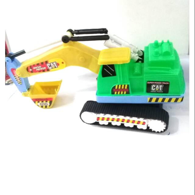 Mainan mobil beko ukuran besar $