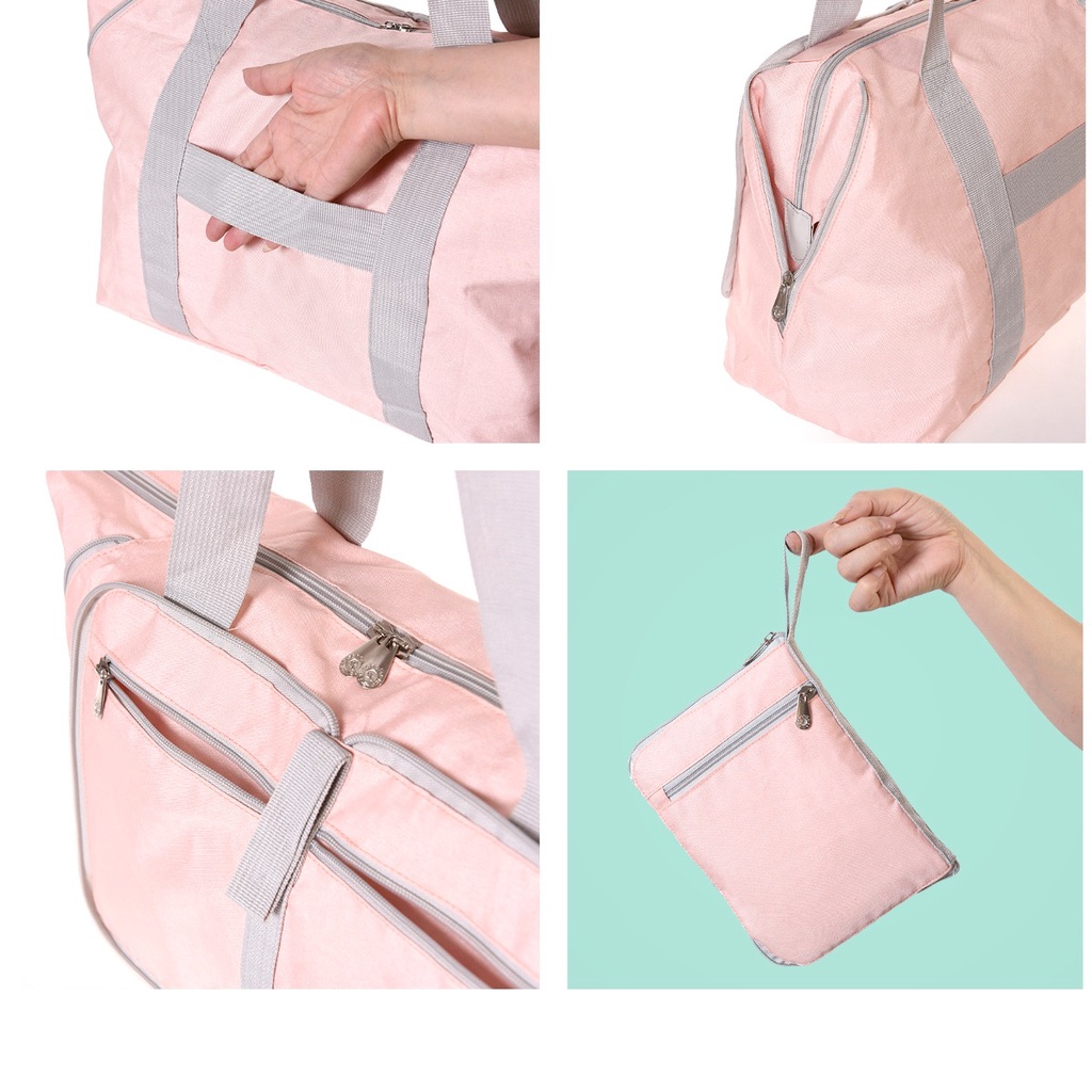 Tas Lipat Gym Olahraga / Tas Wanita Travel / Tas Jinjing Import Murah / Tas Wanita Muat Banyak / Tote Bag Besar Shoulder Bag