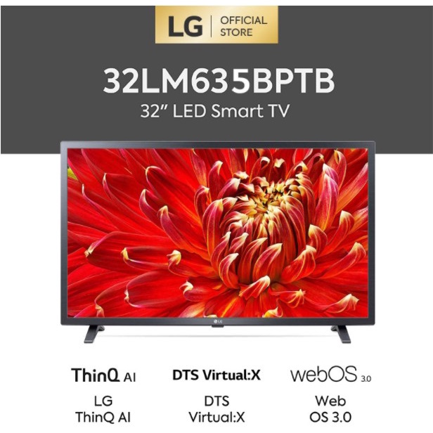 LG LED Smart TV 32&quot; Digital ThinQ 32LM635BPTB Dolby Web Os 32LM635