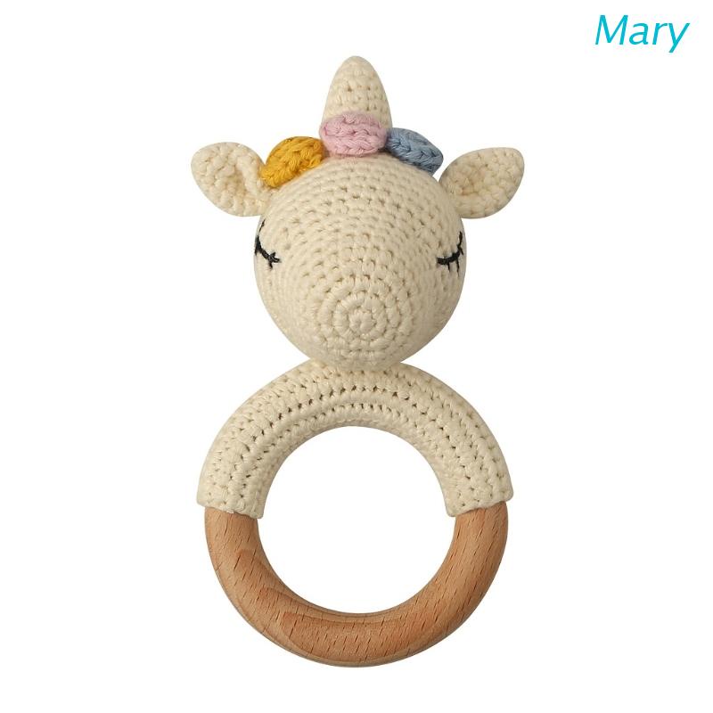 Mary Mainan Teether Bayi Newborn Model Hewan Crochet DIY