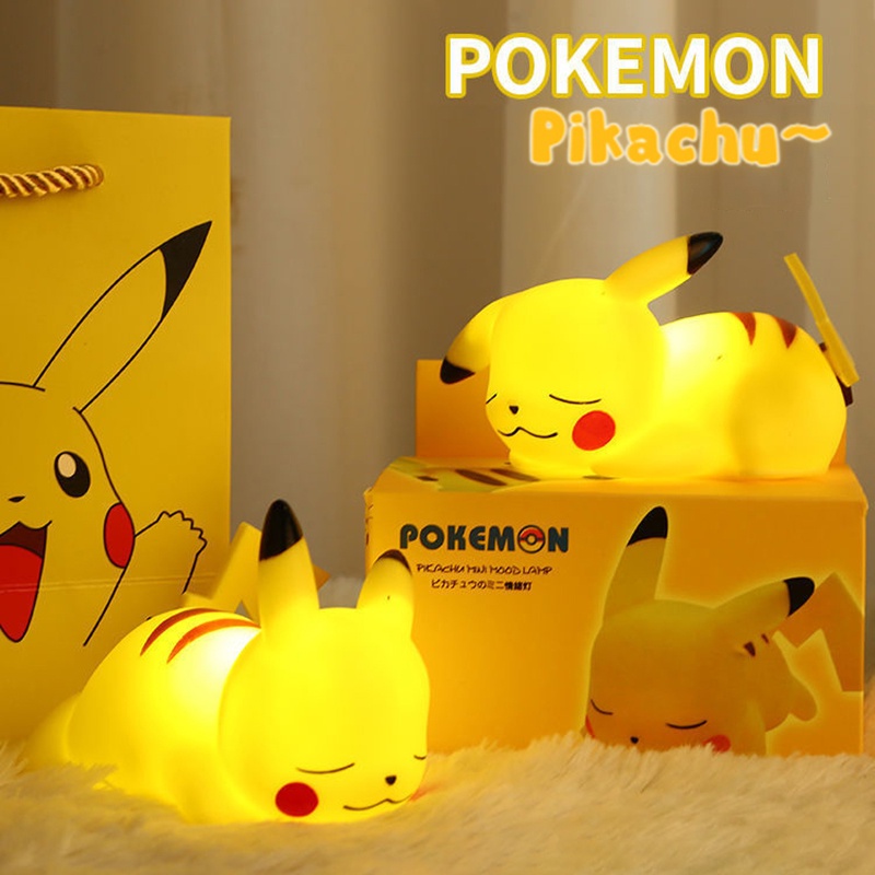 Lampu Tidur Bentuk Pokemon Pikachu Untuk Kamar Anak