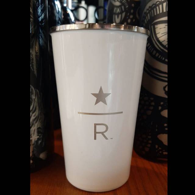 Gelas Starbucks Reserve Stainless Tall Putih