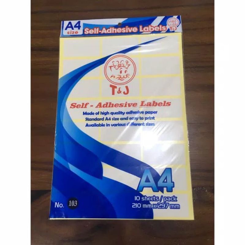 

Label Sticker 103 ukuran A4 Isi 10 Sachet