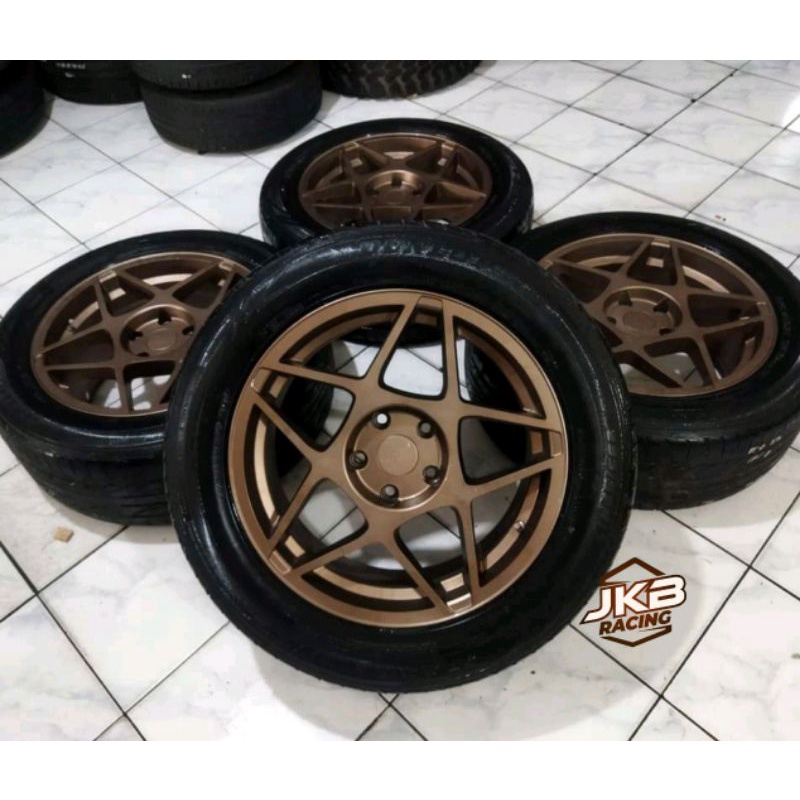 VELG MOBIL RACING | 3SDM R17X7.5 PCD 5X114 + BAN 235/55 R17 DUNLOP