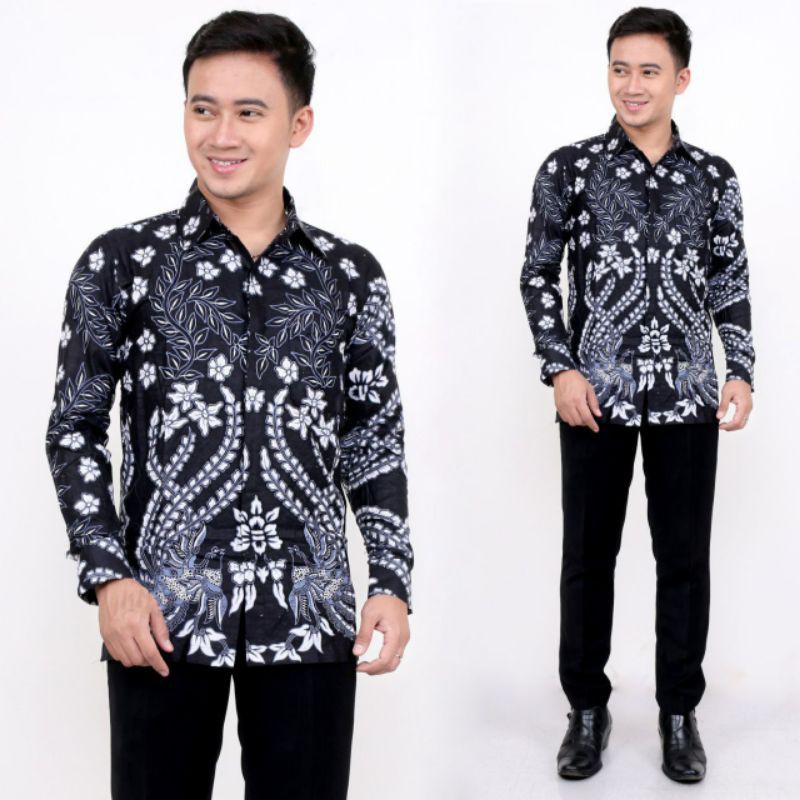 Jual Kemeja Batik Pria | Kemeja Lengan Panjang | Shopee Indonesia