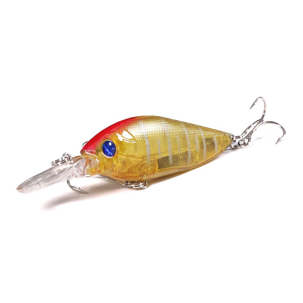 Hengjia 1pc Umpan Pancing Tiruan Bentuk Ikan Kecil Bermata 3d Bahan Plastik Abs 11cm 11.7g