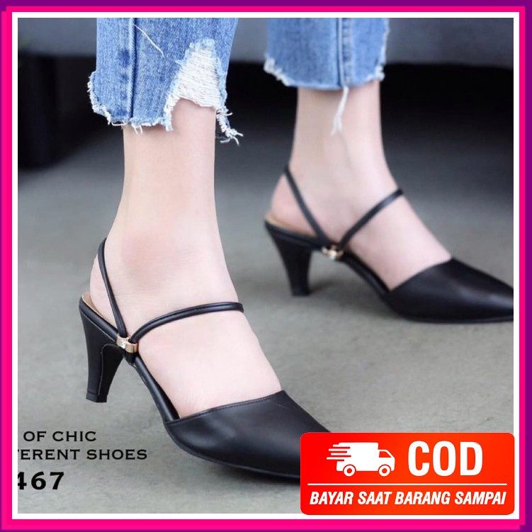 Zara Metal Trim Slim Heels 5Cm | Zara Shoes | Sepatu Zara Import  DK729 Sepatu High Heels F12 Hita