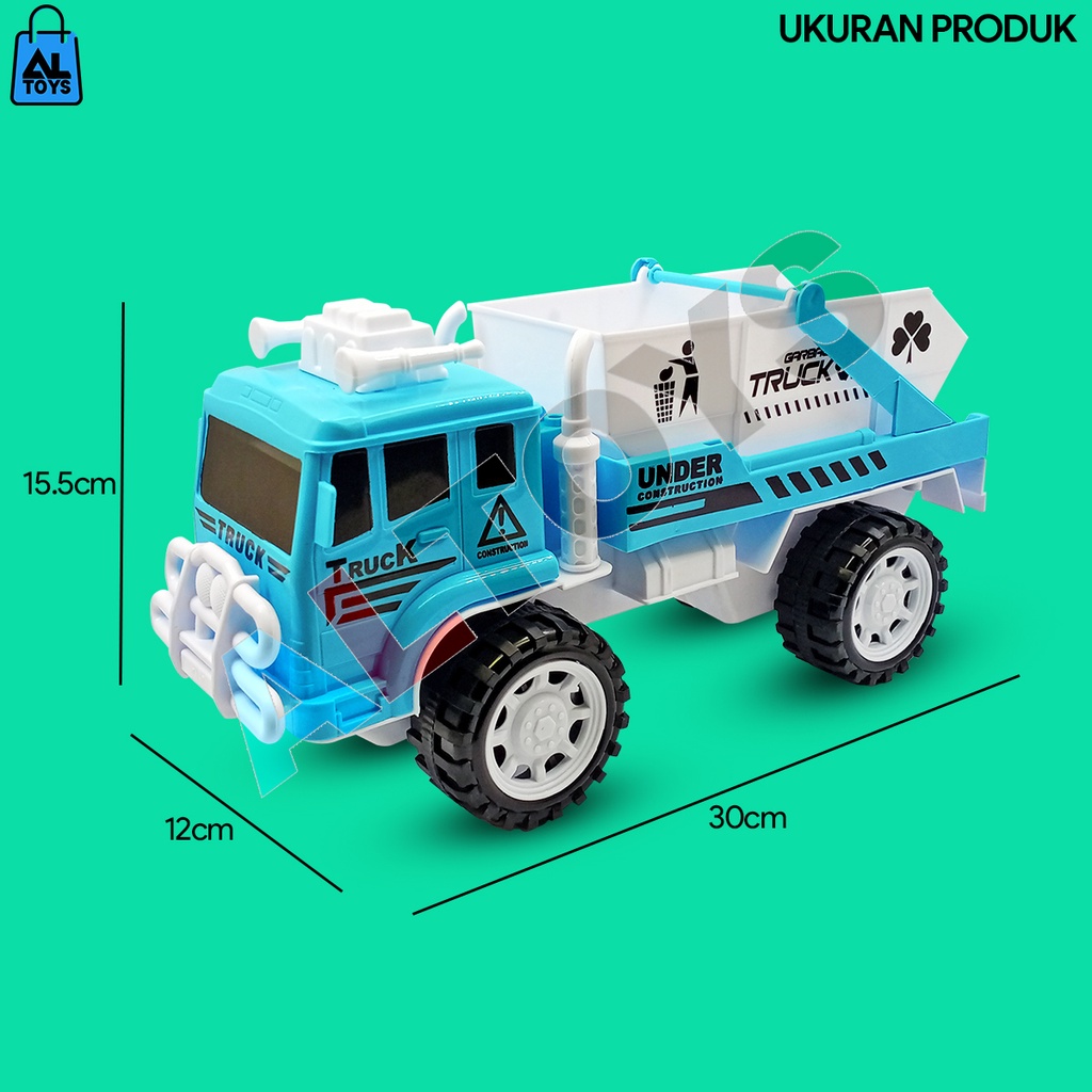 MAINAN ANAK MURAH MOBIL TRUCK SAMPAH GARBAGE AK08 / AK09