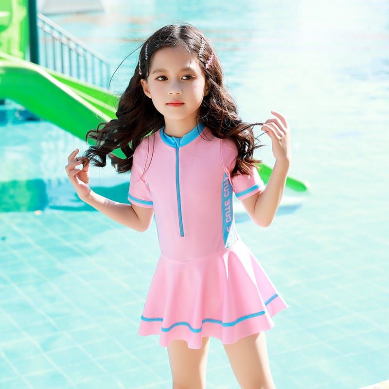 Baju renang anak cewek Baju renang diving Girls swim suit