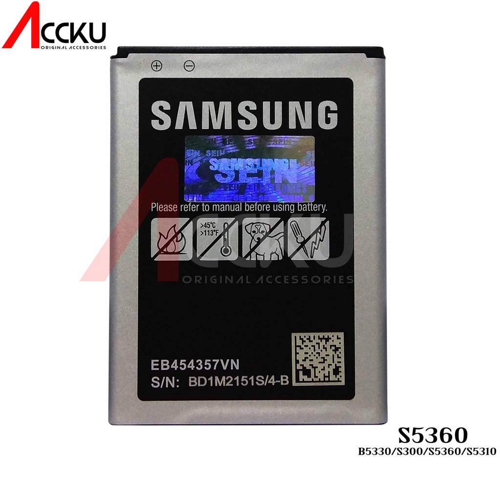 BATERAI BATTERY SAMSUNG S5360 / B5330 / S5300 / s5310  ORIGINAL 100%