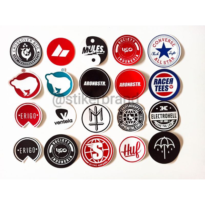

STIKER BRAND DISTRO BISA PILIH GRAFTAC HYPEBEAST LOCALBRAND STICKER KATALOG 019