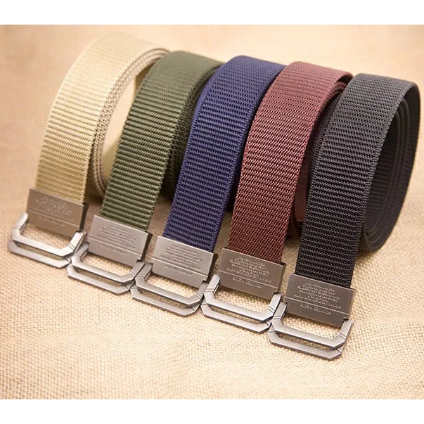 Ikat Pinggang Pria Tactical Nilon Kanvas Kode Sabuk Men Belt Kode S024