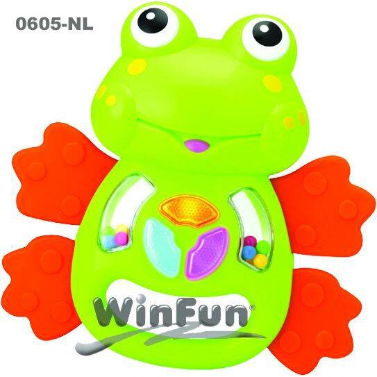MAINAN WINFUN LIGHT UP TUNE RATTLE FROG 0605
