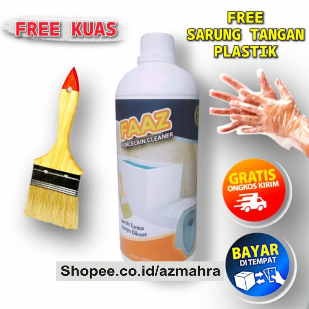 Pembersih Lantai/Pembersih Kamar Mandi/Pembersih Wc/Faaz Cleaner/Faaz Porcelain Cleaner/FAAZ 1000ML