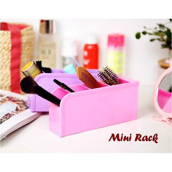 Mini Rack (Rak mini 4 sekat untuk tempat sendok atau alat tulis)