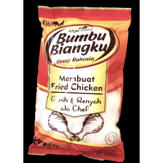 

Paket Reguler Biang dan Marinasi