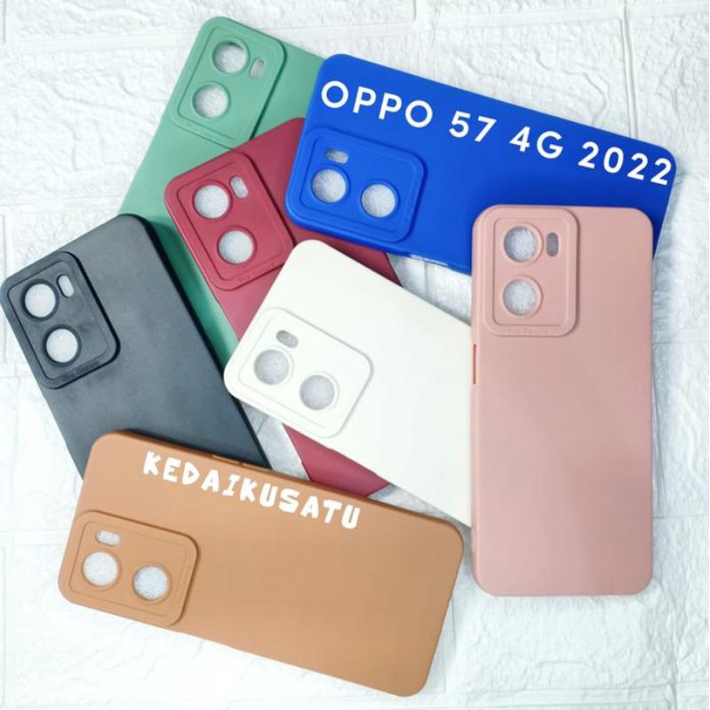 Oppo A57 2022 Case Macaron Procamera Premium Casing Hp Oppo A57