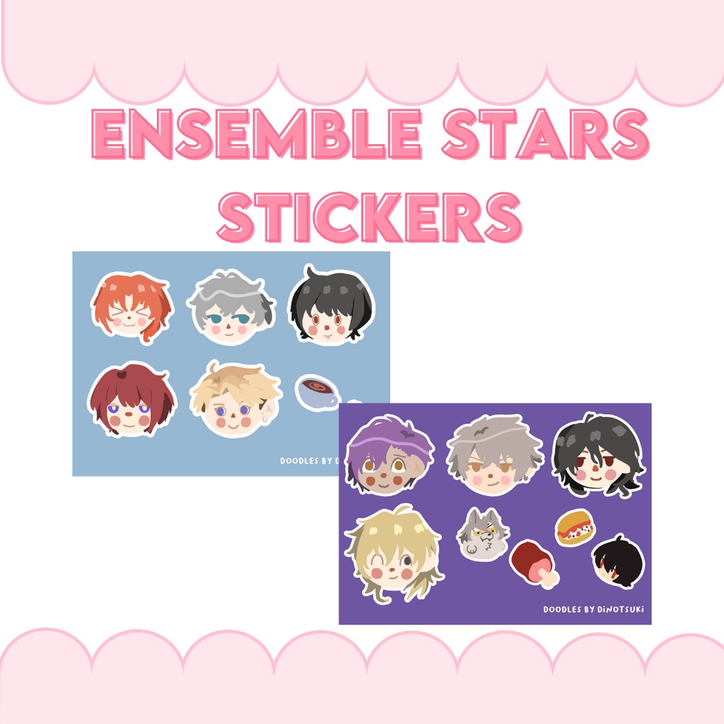 

Ensemble Stars fanmerch merchandise sticker set undead knights