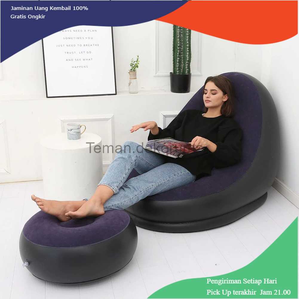 TD-DA1 Senyoubao Sofa Malas Inflatable Isi Angin dengan Sandaran Kaki - TP099