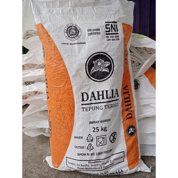 Karung bekas terigu ukuran 25kg
