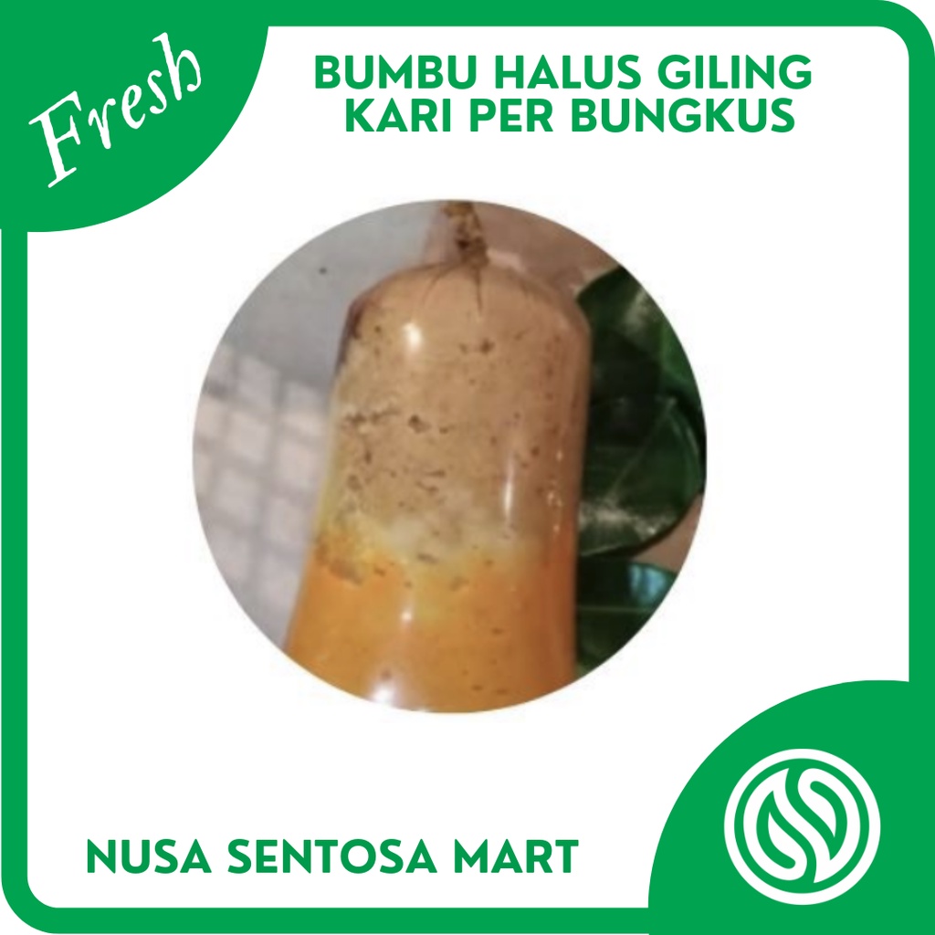 

Bumbu Halus Giling Kare / Kari Per Bungkus