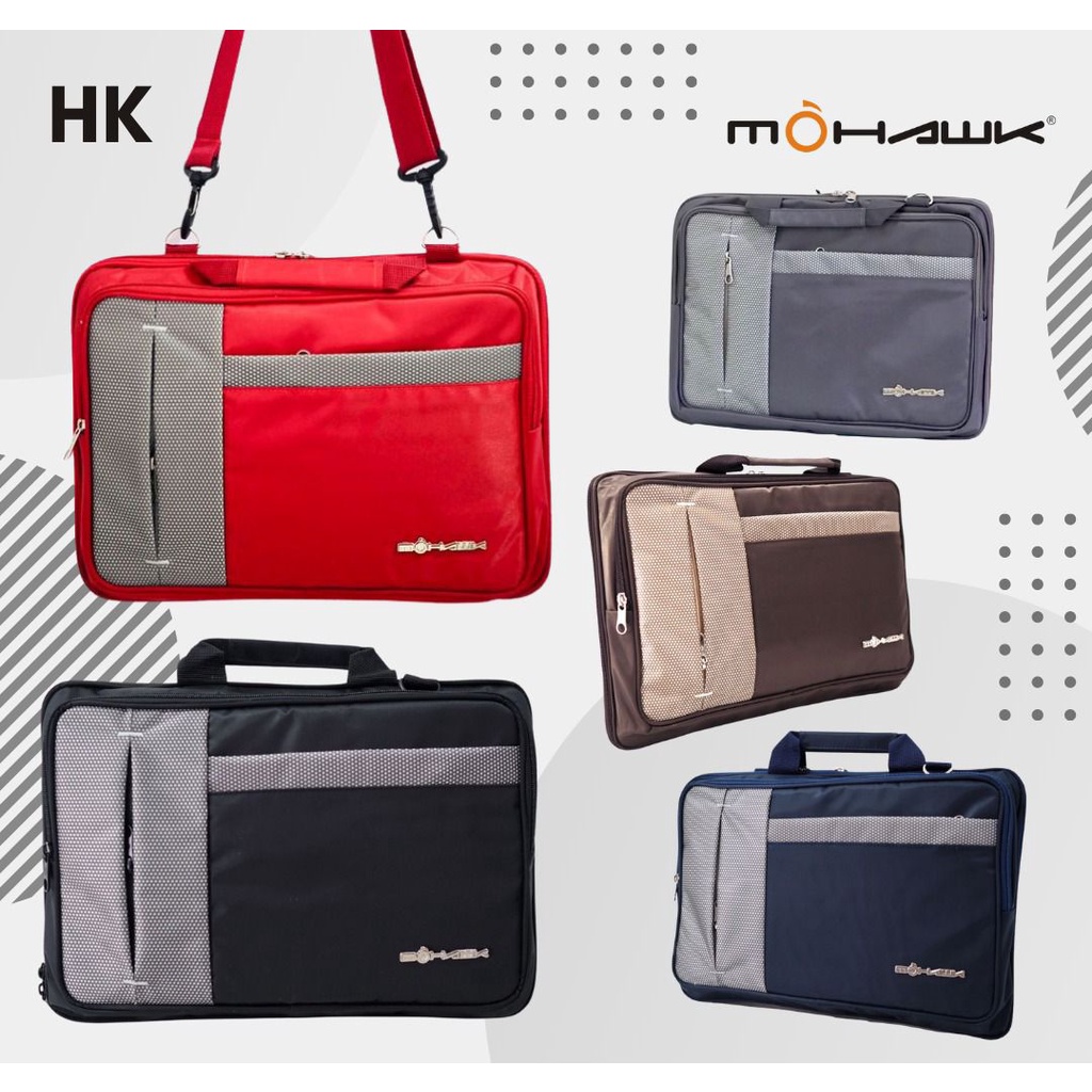 Tas Laptop / case laptop Selempang MOHAWK code HK11 size 13, 14, 15 inch RESLETING FULL dan RESLETING TIDAK FULL