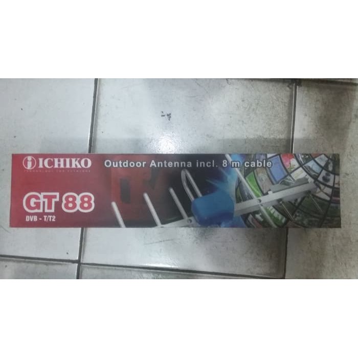 ANTENA LUAR MURAH + KABEL 8 METER MERK ICHIKO/ANTENA TV LED/LCD/TABUNG kualitas terbaik