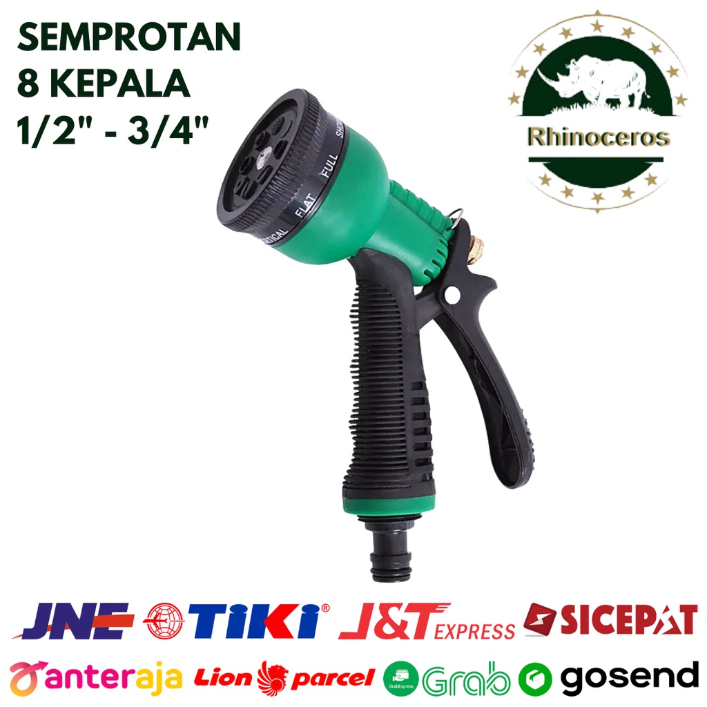 Semprotan Air Cuci Mobil Semprotan Taman Kepala 8 Variasi Semprotan