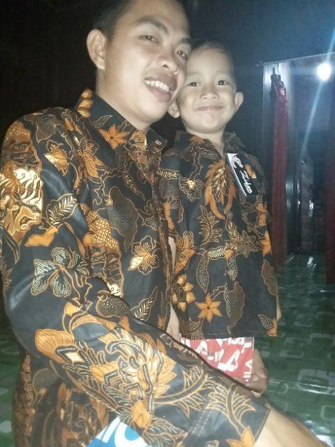 Batik Couple Bapak Dan Anak Cowok | Baju Batik Bapak Anak