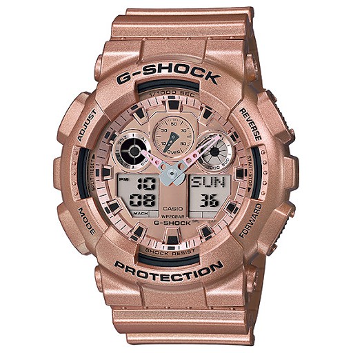 JAM TANGAN CASIO G-SHOCK GA-100GD-9A GA 100GD 9A ORIGINAL RESMI