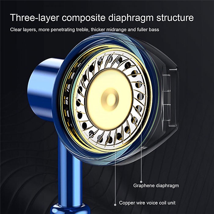 (COD) Metal Headset Gaming with Microphone Wired Earphone 9D Bass Original Waterproof Headphones Hifi Sport Music Surround Stereo Henset