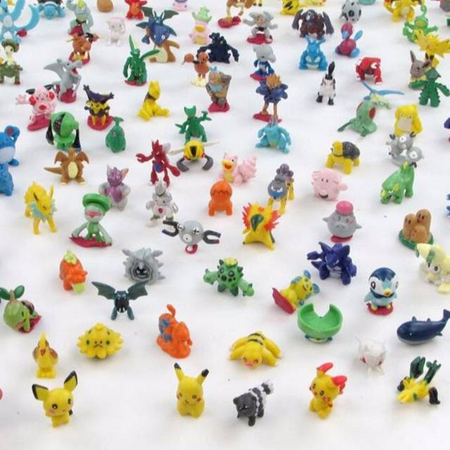 Mainan pokemon figure set 24 pcs