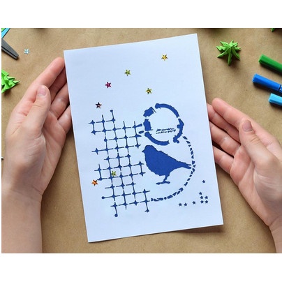 

Star Plastic Stencil - Stensil Dekorasi Motif_Gts157 Sale!!!