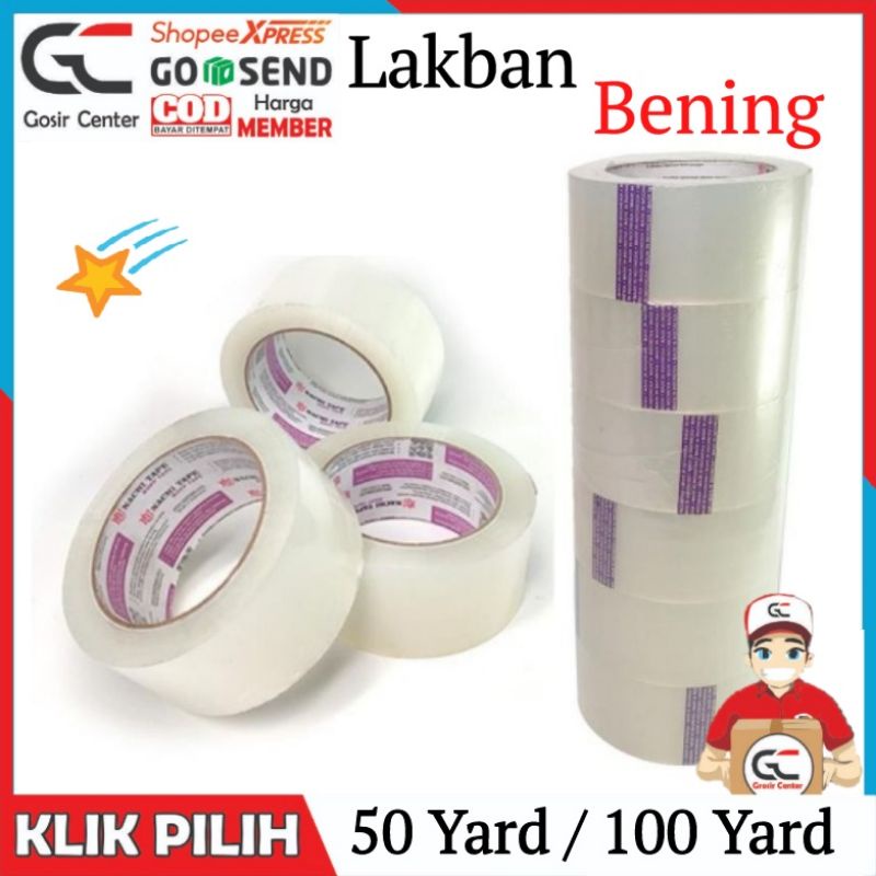 LN | lakban bening besar 2 inch 50 / 100 yard | ZT