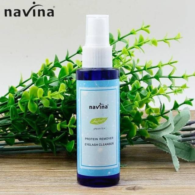 Navina protein remover eyelash cleanser / primer eyelash / pembersih bulumata