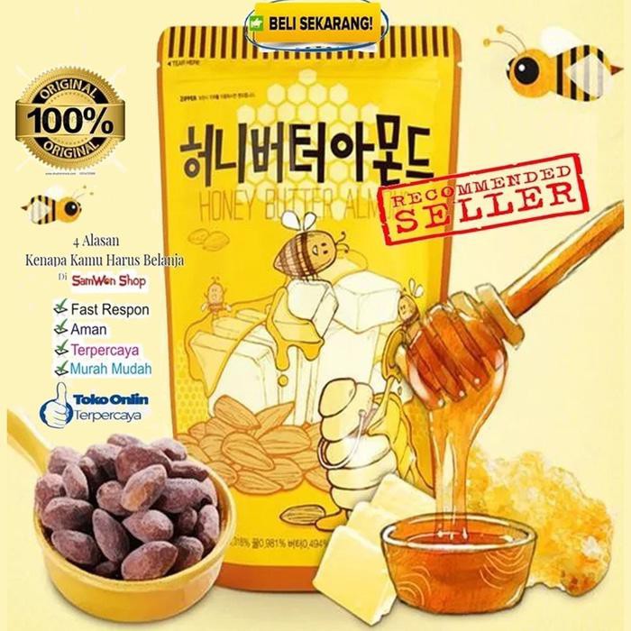 

PALING LARIS TOMS HONEY BUTTER ALMOND KOREA 250GR SNACK KOREA PALING MURAH