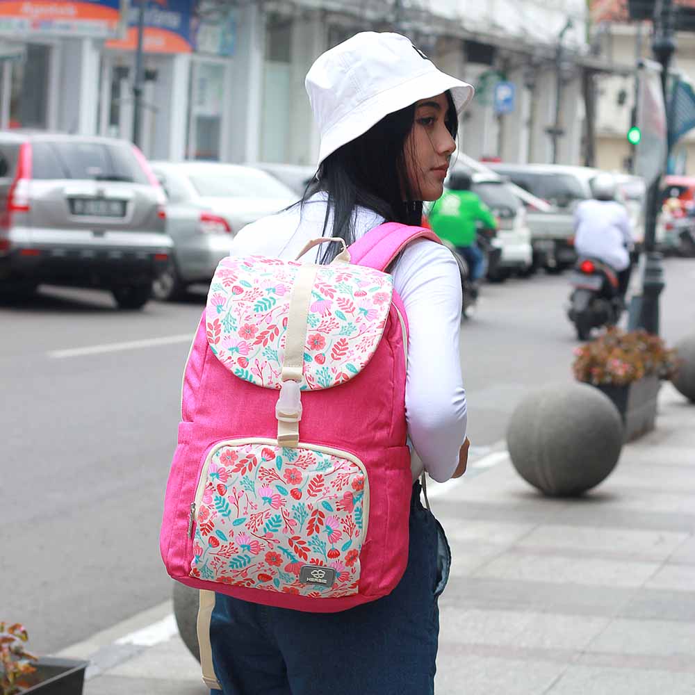 Tas Sekolah SMP SMA Kuliah Cewek Perempuan Wanita Tas Ransel Backpack Tas Punggung Herbie ASN195