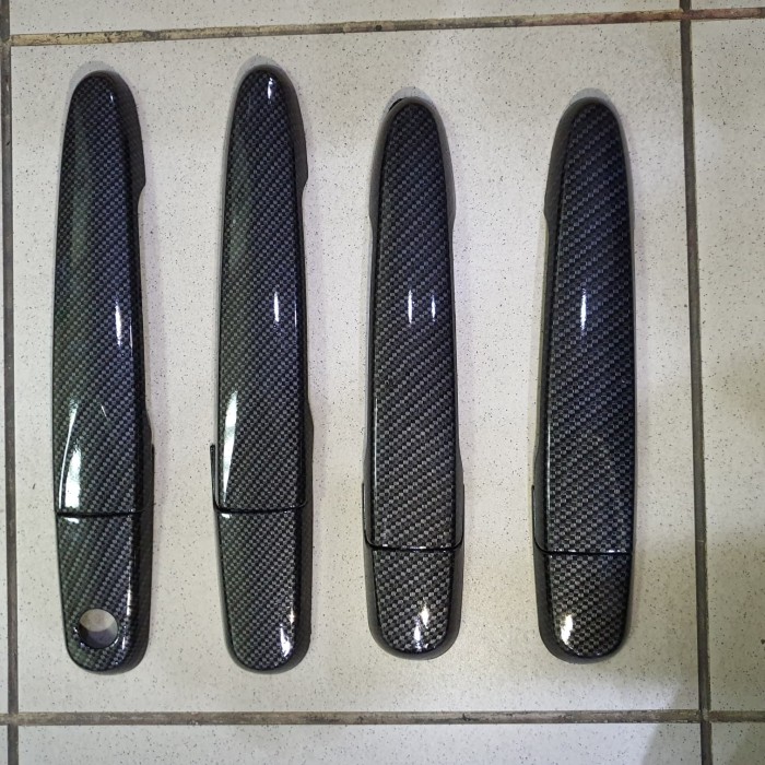 Cover handle pintu tipe standart non keyles all new rush / terios 2018 sampai 2023 CARBON tipe standart 2019 2020 2021 2022