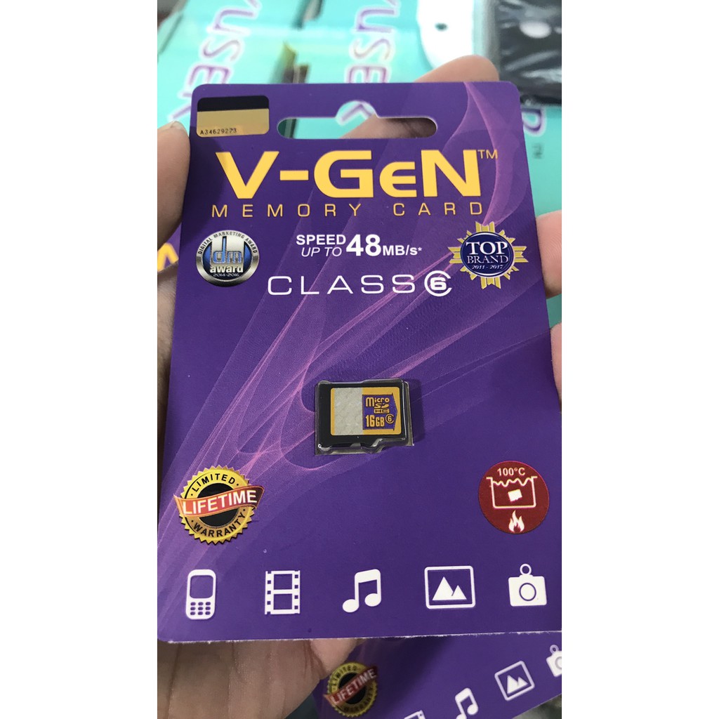 Memori card micro sd mmc vgen 16gb class 6 original